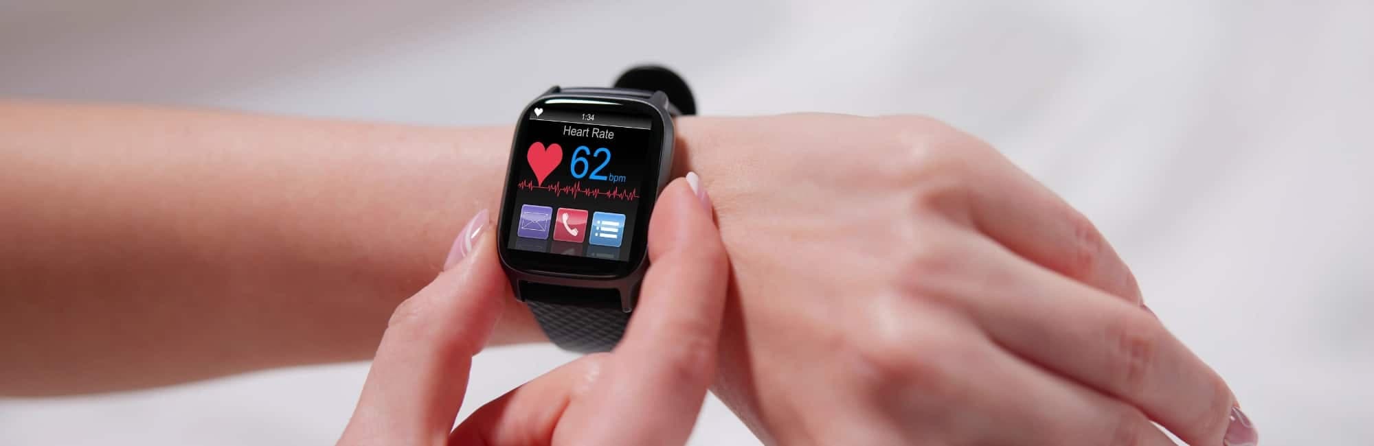 Gen X India consumer using a smartwatch to track heart rate, reflecting growing focus on preventive healthcare and health-tech adoption.